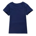 thumbnail image 4 of TZEWGL Summer Short Sleeve Letter Printed Tunic Tees For Child Clothes For Baby size 5-6T, 4 of 4