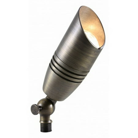 

WESTGATE LD-103-BZ Directional Light Solid Brass Mr16 12V/50W Max Convex Glass Antique Bronze 3 Ft. Cable NM Spike & Quick Connector