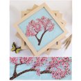 thumbnail image 3 of Handmade Embroidery Kit DIY Cross Stitch Beginner Home Embroidery Kit Material Package Home Handwork Tool for Beginner, Type D, 3 of 6