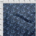 thumbnail image 3 of oneOone Rayon Blue Fabric Floral Sewing Material Print Fabric By The Yard 56 Inch Wide, 3 of 5