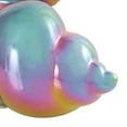 thumbnail image 6 of 6", 6", 8"W Multi Colored Ceramic Shell Sculpture with Rainbow Shimmer Finish, by DecMode (3 Count), 6 of 10