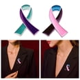 thumbnail image 2 of Giaone Stylish Two Tone Ribbon Bowknot Brooch Stylish Collar Pin Accessory for Women, 2 of 8