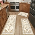 thumbnail image 3 of Ileading Boho Kitchen Rug Sets 3 Piece Runner Bohemian Mats Non Skid Washable Kitchen Floor Mat Runner, 3 of 13