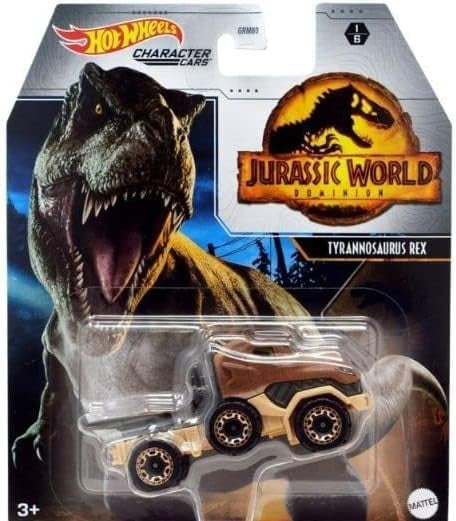 Hot Wheels Jurassic World Character Cars Set of 4 Diecast Vehicles from GRM80-956A Release