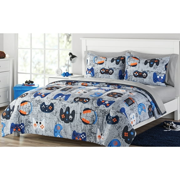 Your Zone Gamer Kids Bed-in-a-Bag Comforter Set, Multiple Sizes, Multicolor