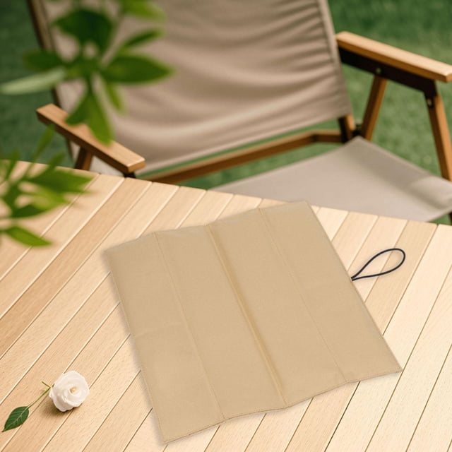 Almohadilla plegable al aire libre SIT SIT Ultralight espesor estadio Cushion portátil para acampar el cojín de asiento para el montañismo de jardín Caqui