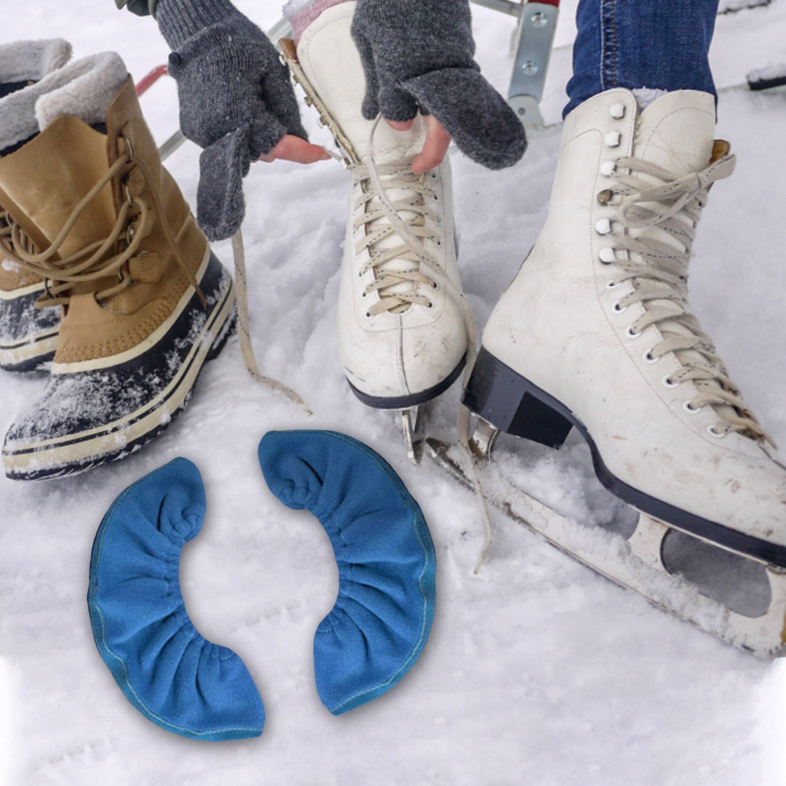 Protège-lames Réglables Pour Patins – Hockey Ou Artistique – Enfants Et Adultes – 34,5 Cm – TPE Antidérapant