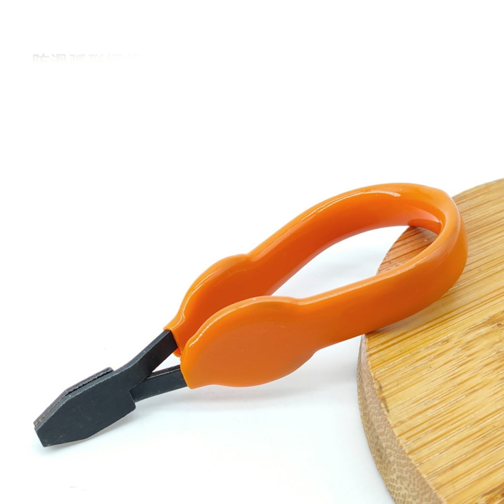 Miiottaa Stainless Steel Fly Tying Hackle Clamps With Ergonomic Grip Hackle Plier