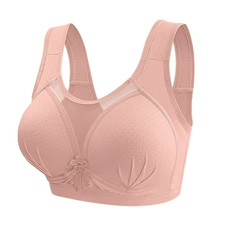 knqrhpse Tank Top for Women T Shirts for Women Camisole Tops Thin Style No Rings Lingerie Comfortable Strapless Breathable Bra Sleeveless Tops Tee Shirts Tanks & Camis Pink A