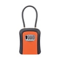 thumbnail image 4 of LOVIVER Key Lock Box Key Security Box Portable for Fence Railing Durable Lightweight Orange, 4 of 8