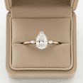 3 Ct Pear & Marquise Cut Diamond Engagement Ring, Three Stone Wedding ...