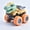 Green, variant on Dino Tail Press Excavator ABS Inertia Construction Vehicle Push and Go No Battery Toy Crawler Crane (Green)​