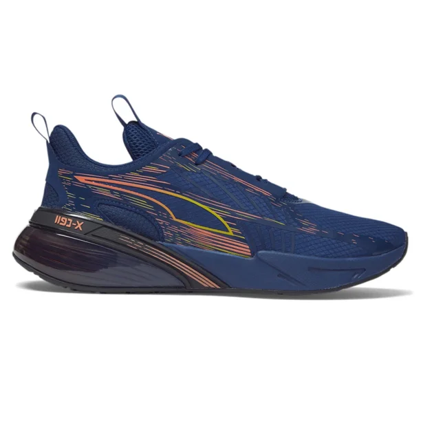 PU & MA XCell Action Linear Running Mens Blue Sneakers Athletic Shoes 37977601