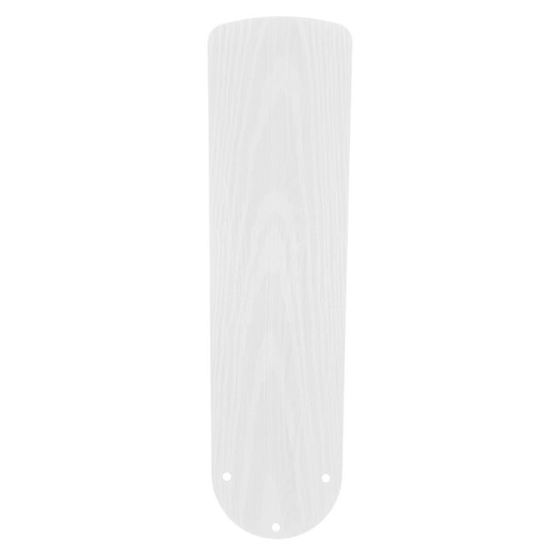 Aspa de ventilador de techo con acabado de madera: 52,5 cm de longitud. Aspa de plástico de alto rendimiento para ventilador de techo. Kit de repuesto. Fácil instalación.