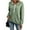 Green, variant on Womens Green Waffle-Knit Quarter-Zip Pullover Sweatshirt - Stretch Nylon Spandex, Kangaroo Pockets, Loose Fit, Stand-Up Collar, S-XXL,Size 2XL