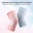 thumbnail image 4 of NIBOLOG 1 Pair Knee Pad Anti slip Vibration Damping High Elasticity Knee Nylon Sports Protective Gear Knee Pad Sports Protective Gear, 4 of 7