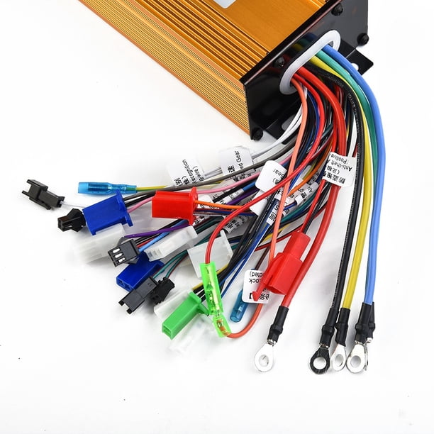 コントロールカラー Controller for brushless motor 36v48v Brushless Motor Controller Sine wave 1200W 48V/60V/72V 35A 15mos