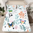 thumbnail image 2 of Homewish Cartoon Butterfly 4pcs Bed Sheets for Preppy Children Kids,Dreamy Princess King Sheets,Kawaii Animal Super Cozy Sheet Set,Luxury Bedroom Decor, 2 of 7