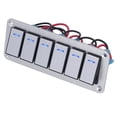 thumbnail image 1 of Panel Impermable de transmisión, Panel de interruptor de Balancín Spst Luminoso Precipitado DE 12 V-24 V Encendido Apretado Para Camión de AutomÓVIL Automotriz, 1 of 7