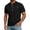 Black, variant on Men Solid Color T Shirts Linen Henley Summer Athletic Shirt Comfy Regular Fit Holiday Button Down Blouse Yellow L