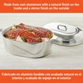 thumbnail image 4 of IMUSA 18" Cajun Cast Aluminum Oval Roaster with Lid & Tray, 4 of 10