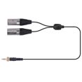 thumbnail image 1 of COMICA CVM-DS-XLR Cable de salida XLR de doble cabezal de 3,5 mm para videocámara, 1 of 7