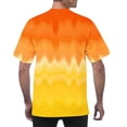 thumbnail image 4 of Camiseta de Manga Corta Deportiva Elástica Suelta de los Hombres, Blusa Atlética de Secado Rápido Transpirable para Entrenamientos de Ejecución Del Gimnasio, 4 of 8