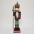 thumbnail image 2 of yotijay 30cm Height Wooden Nutcracker Ornaments Doll Figures Pendant Puppet Toy, 2 of 9