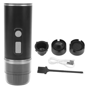 Cafetière Portable Machine à café universelle entièrement automatique pour le bureau Camping Randonnée Accueil