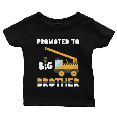 

Promoted To Big Brother Pregnancy Announcement Baby Gift Tee Black