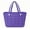 Purple, variant on Women's EVA Beach Tote Bag 18.5" Waterproof Large Sand-Resistant Carryall for Pool Vacation