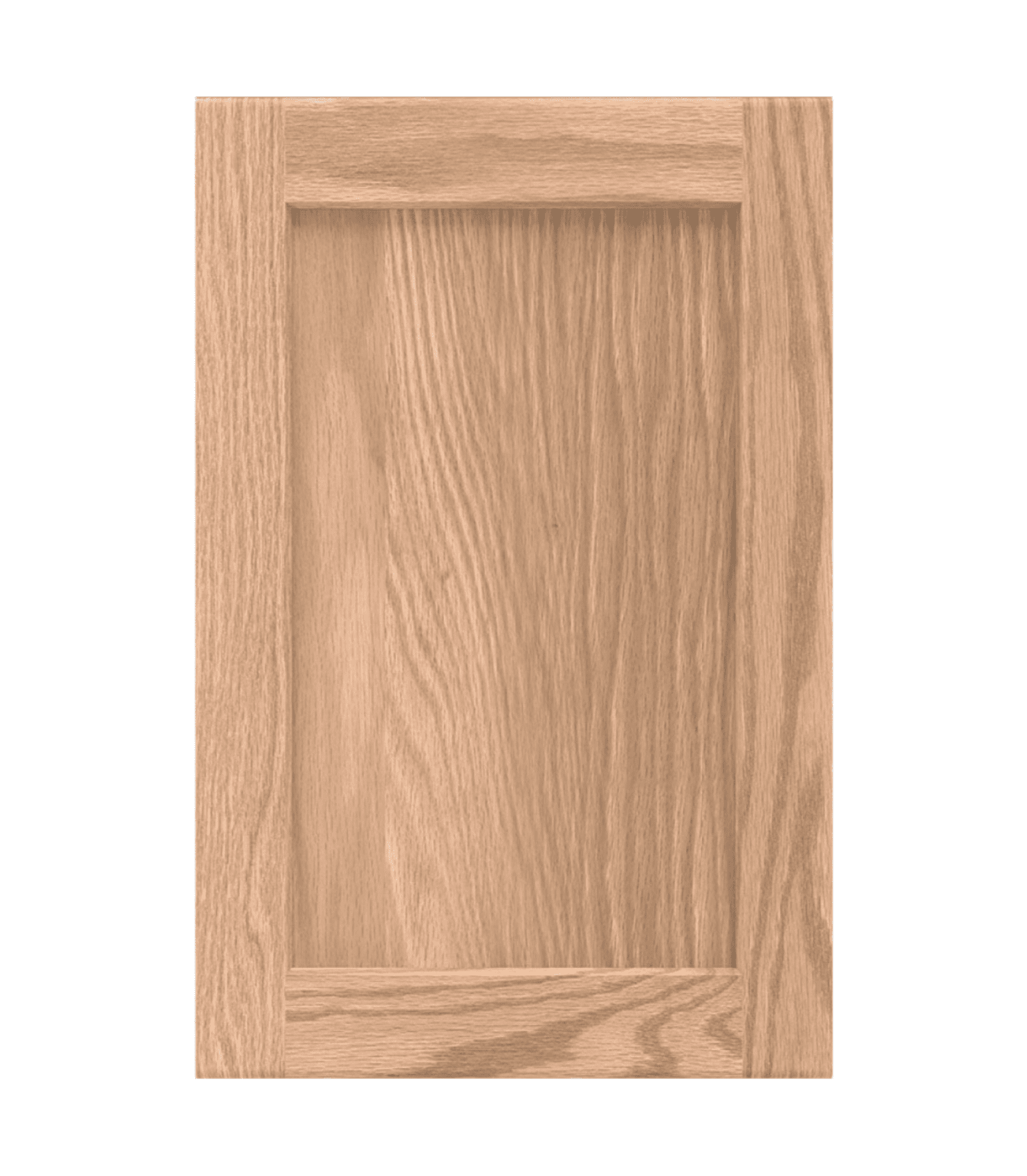 Onestock Unfinished Oak Kitchen Cabinet Door Replacement, Shaker Style - 13.25W x 22.5H