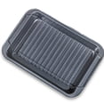 thumbnail image 1 of Roasting Pan with Grid Rack Set Non-Stick Rectangular Dish Cake Bread Baking Mold DIY BBQ Bakeware, 1 of 10