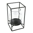 thumbnail image 2 of Excello Global Products Decorative Glass Vase with Metal Wire Stand: Clear Vase Decoration for Modern Home Decor (11.8" x 6.7") - EGP-HD-0346, 2 of 4