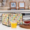 thumbnail image 6 of Pofeuu Vintage Cup Print Toaster Cover 4 Slice, Bread Dust Cover & Fingerprint Protection, Kitchen Small Appliance Covers(Toaster Cover), 6 of 7