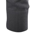 thumbnail image 3 of Gibobby Suéter ligero hombre Suéter de cuello alto para hombre, estilo informal, de punto trenzado, para hombre(Gris oscuro,M), 3 of 5
