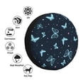 thumbnail image 4 of Goofa Beautiful Butterflies Pattern Universal Tire Cover for Jeep, SUV, Truck, and Trailer – Waterproof, UV-Resistant,Easy to Install, Fits 14"-17" Tires-17 inch, 4 of 6