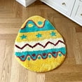 thumbnail image 4 of Easter Egg Shape Tufted Carpet for Living Room Bedroom Area Rug Soft Floor Mat, 4 of 9