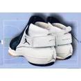 thumbnail image 3 of Ni - ke Ni - ke Air Jordan XIX 19 OG East West Coast US 11.5 White Black 2004 307546-002, 3 of 5
