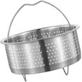 thumbnail image 3 of Steel Steamer For Cooking Vegetables 304 Stainless Steel Lightweight 1Pcs, 3 of 4