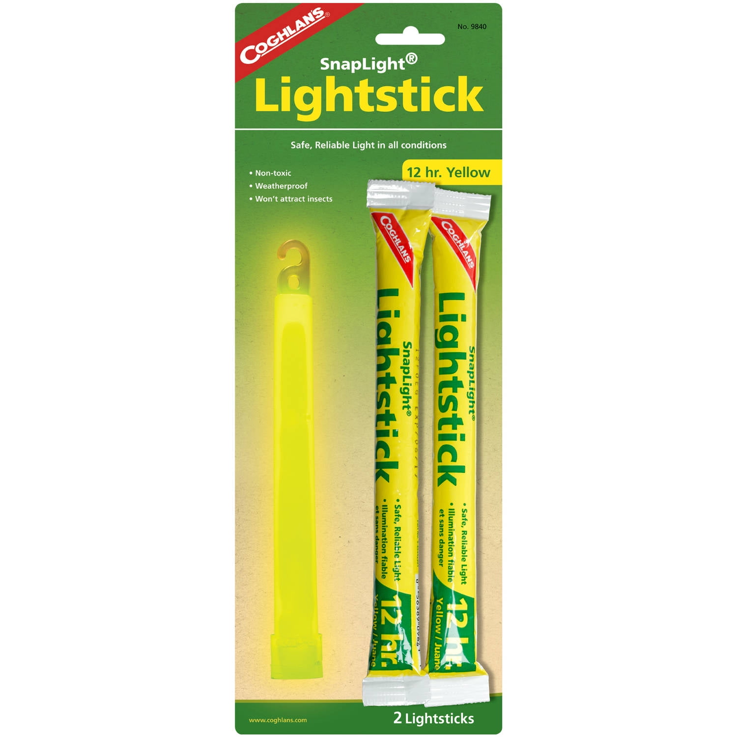 1000 1.5" Mini Light Sticks YELLOW LumiStick Brand 