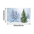 thumbnail image 2 of Fiudx Liquidación De Ahorros De Verano Decoración Navideña Para Puerta De Garaje, Cubierta Navideña Para Puerta De Garaje, Mural Grande Para Puerta De Garaje De Feliz Navidad, Pancarta Navideña Colga, 2 of 2