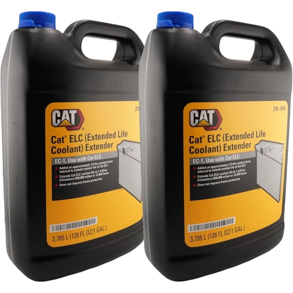 CAT 210-0786 (2100786) ELC Extended Life Coolant Extender – 1 Gallon Bottles – Ensures Performance to 12,000 Hours, Contains Bittering Agent, (Pack of 2)