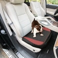 thumbnail image 4 of FH Group Car Seat Cushion – Durable PU Leather Bottom Seat Protector, Water Resistant for Car, Sedan, Truck, SUV Burgundy, 4 of 8