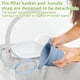thumbnail image 5 of Uuiauoio Silicone Faucet Hanging Strainer, Collapsible & Foldable Drain Basket for Sink, Hanging Food Catcher with Faucet Clip, Easy Storage Vegetable Fruit Colander, 5 of 6
