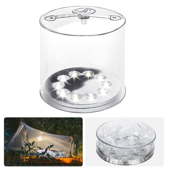 Solar Inflatable Light,Waterproof Solar Powered LED Light for Camping Hiking Fishing