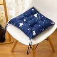 thumbnail image 2 of 18x18 Inch Chair Cushion Memory Foam Seat Pad with Starry Sky Design Round Floor Pillow for Dining Chair Patio Outdoor Indoor Use Home dining chair, 2 of 6