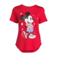 thumbnail image 5 of Mickey Mouse Women's Graphic T-Shirt with Short Sleeves, 5 of 5