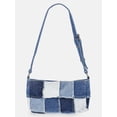 thumbnail image 3 of Kacey Lee Women's Denim Shoulder Bag, Denim Patchwork, 3 of 6