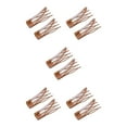 thumbnail image 1 of fastboy Hair Ornaments Sturdy Simple Styling Tools Side Clip Snap Fastener Clip Coffee 5Set, 1 of 6